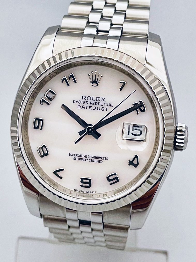 Rolex sale datejust madreperla